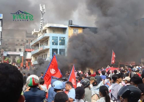 travel nepal after protest