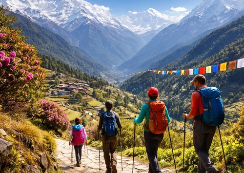 Trekking in Nepal with kids
