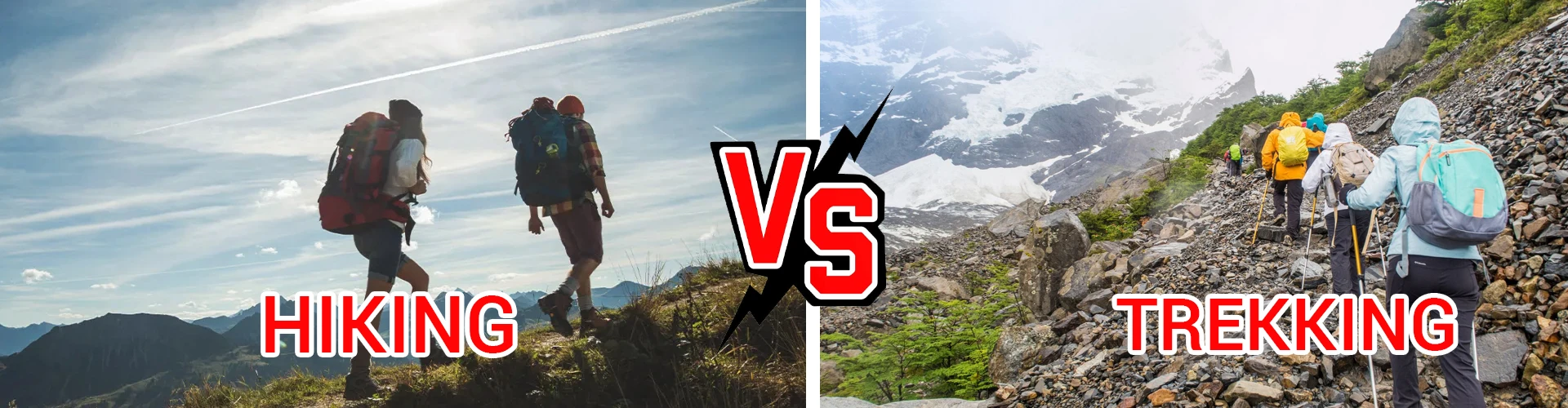 Hiking vs Trekking