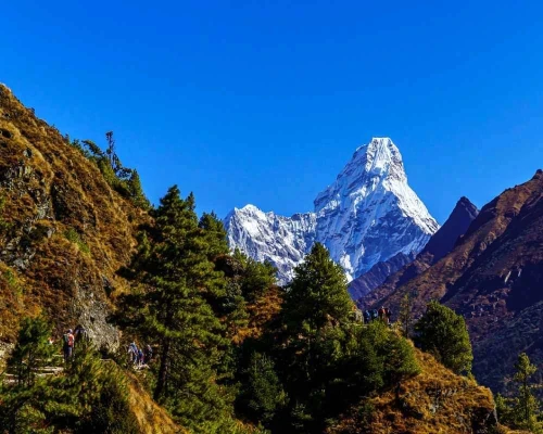 Namche Bazar To Tenboche View