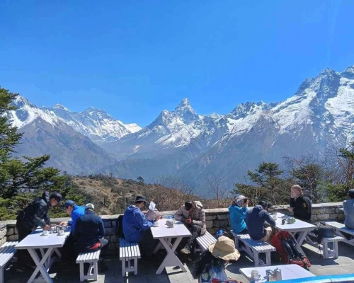 View From Everest View Hotel